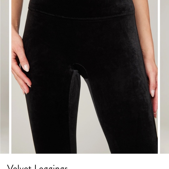 Spanx Velvet Leggings Black Size Small - Picture 8 of 15